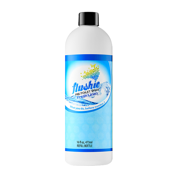 Fresh Linen 16oz Refill Bottle – Flushie.com