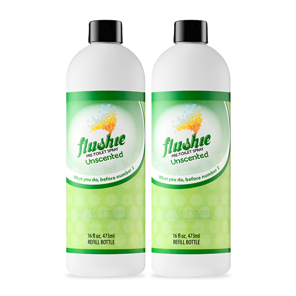 2 Pack Unscented 16oz Pre-Toilet Spray