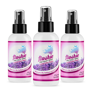 3 Pack Lavender Rain 4oz Pre-Toilet Spray