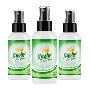 3 Pack Unscented 4oz Pre-Toilet Spray