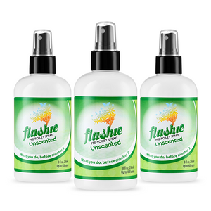 3 Pack Unscented 8oz Pre-Toilet Spray